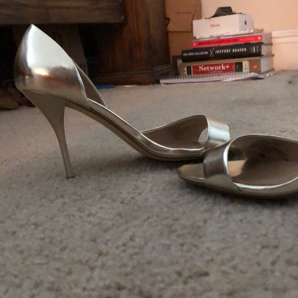 Metallic Gold Heels